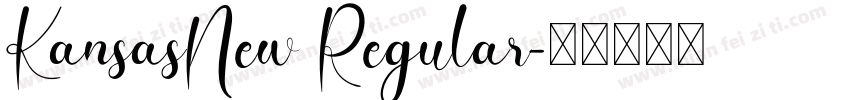 KansasNew Regular字体转换